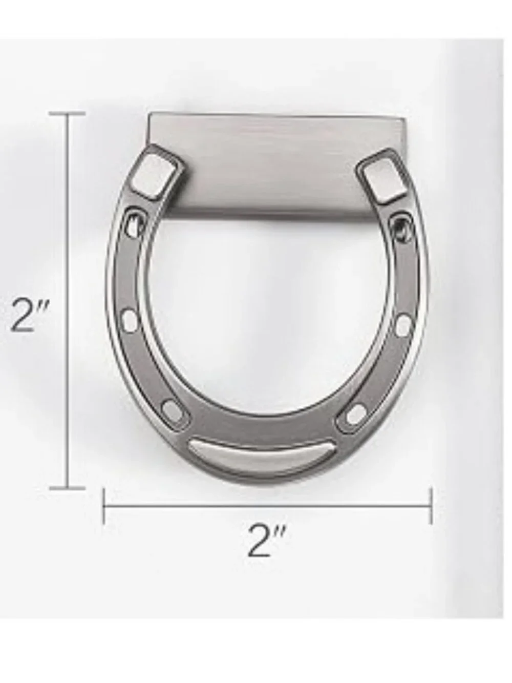 BIYBLETES Horseshoe Belt Buckle Belt Brown 100% Genuine Leather Unisex - 30